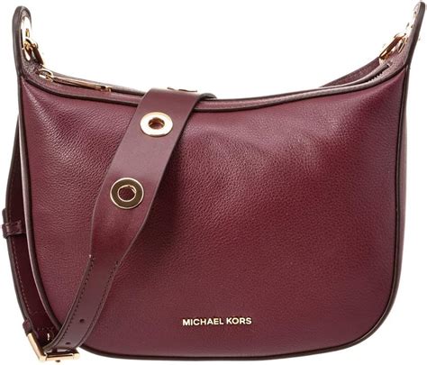 Michael Michael Kors Raven Medium Leather Messenger, Plum